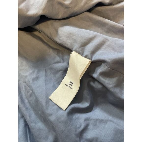 NWT Avec Les Filles Anthropologie Tie Waist Wrap Denim Mini Dress Size 2 $158 - Picture 11 of 11